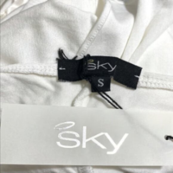 SKY Women's Casual Celeb Style Asymmetrical Dress w Rhinestone Accent Size S - Picture 9 of 12